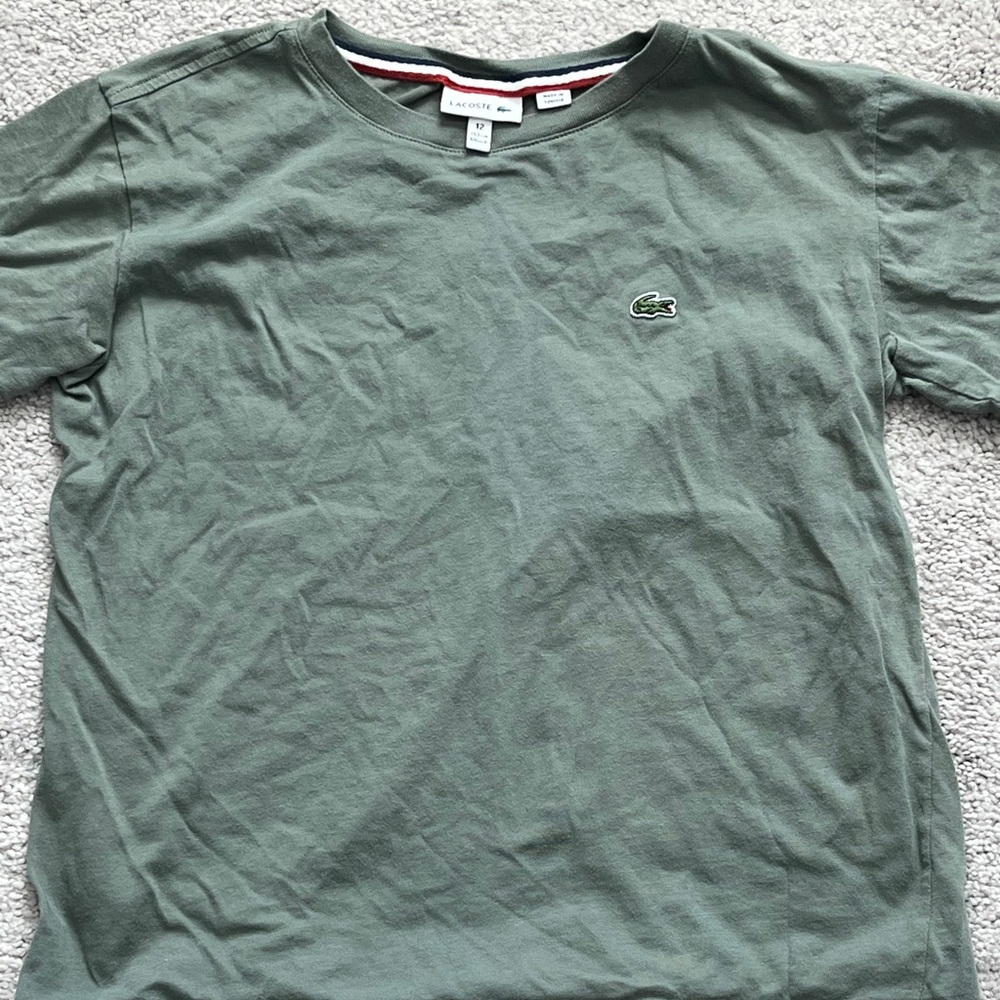 Lacoste boys Green T-Shirt